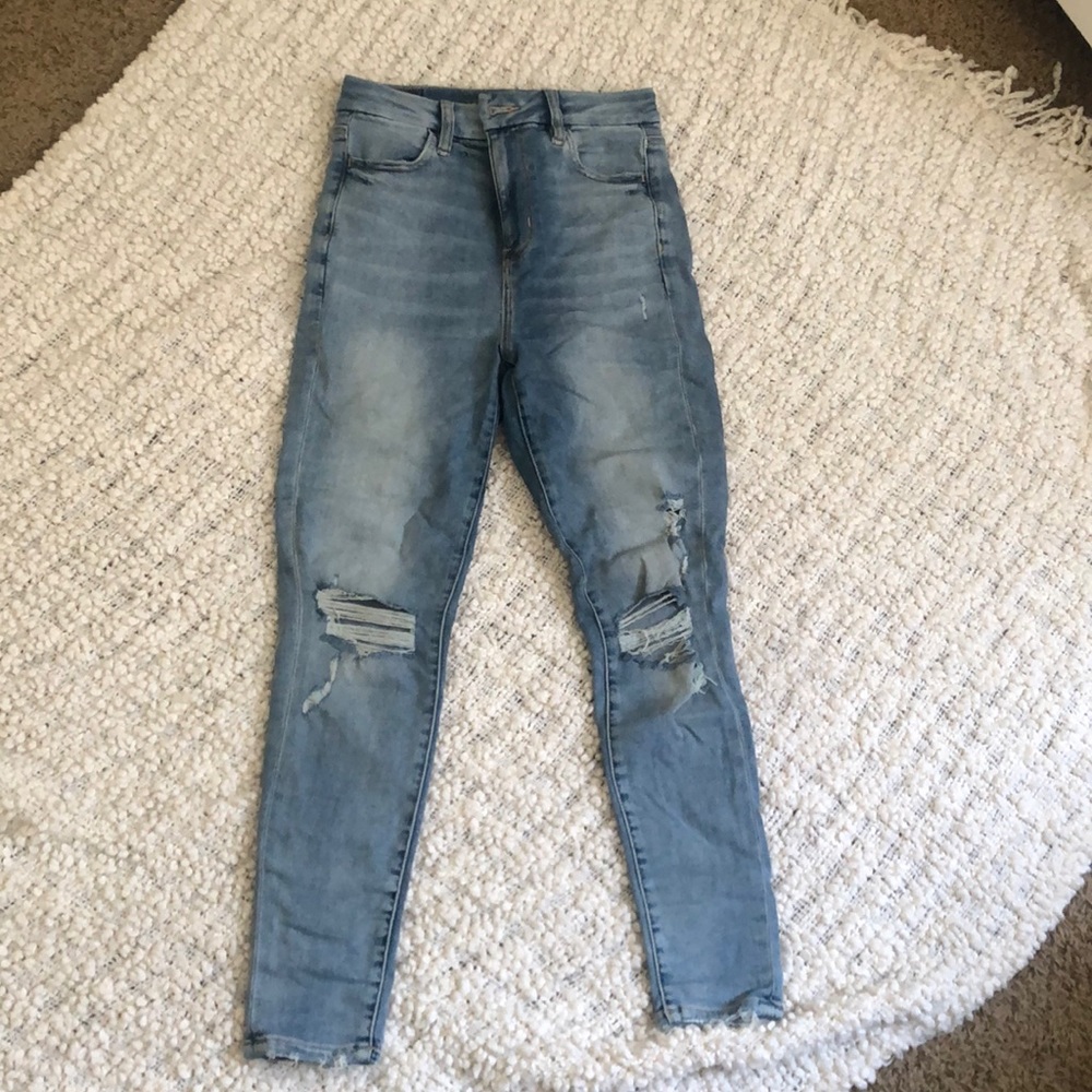 American Eagle curvy highest rise jegging next level stretch